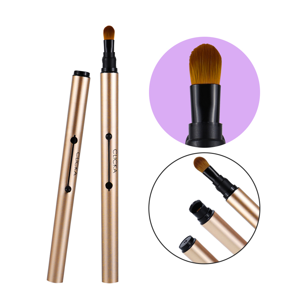 Clica One Touch Auto Cap Eyeshadow Brush Champagne Gold LM202