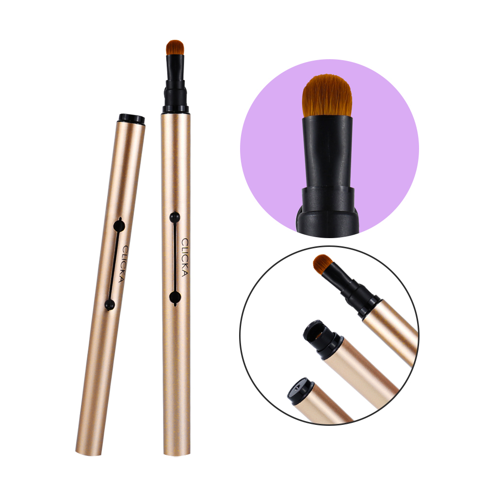 Clica One Touch Auto Cap Smudge Brush Champagne Gold LM302 (Point Glitter Brush)
