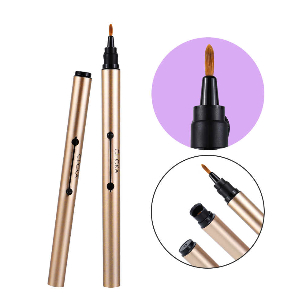Clica One Touch Auto Cap Eyeliner Brush Champagne Gold LM802